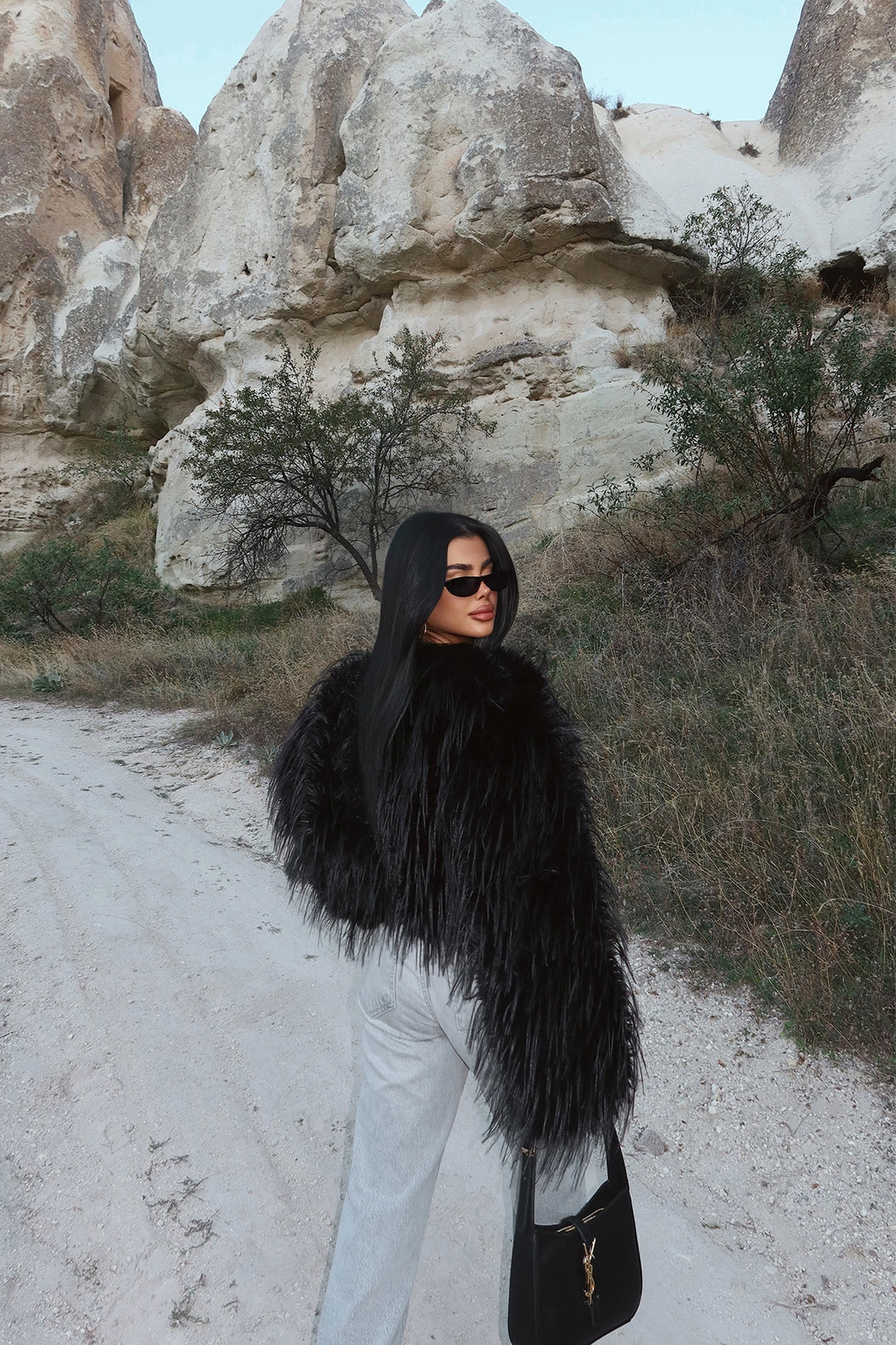 EYY Women Black Leroy Fur - Fall River