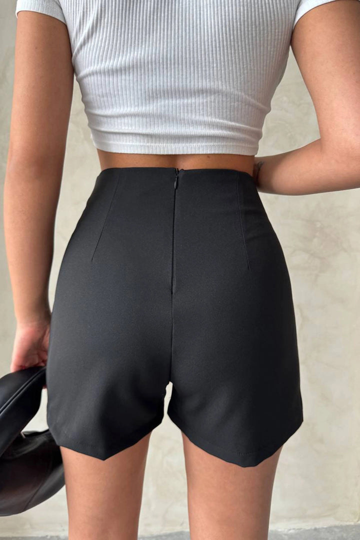 Black Mini Fit Woven Shorts BCHN-2525312 - Temecula