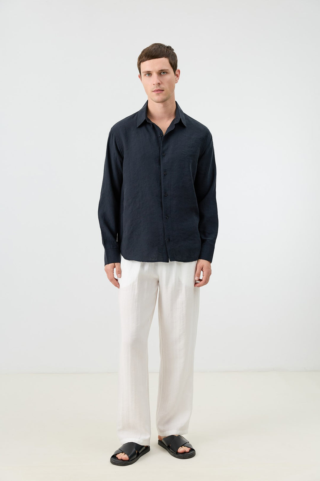 ANT Men's Patterned Shirt with Modal Blend - Buckeye