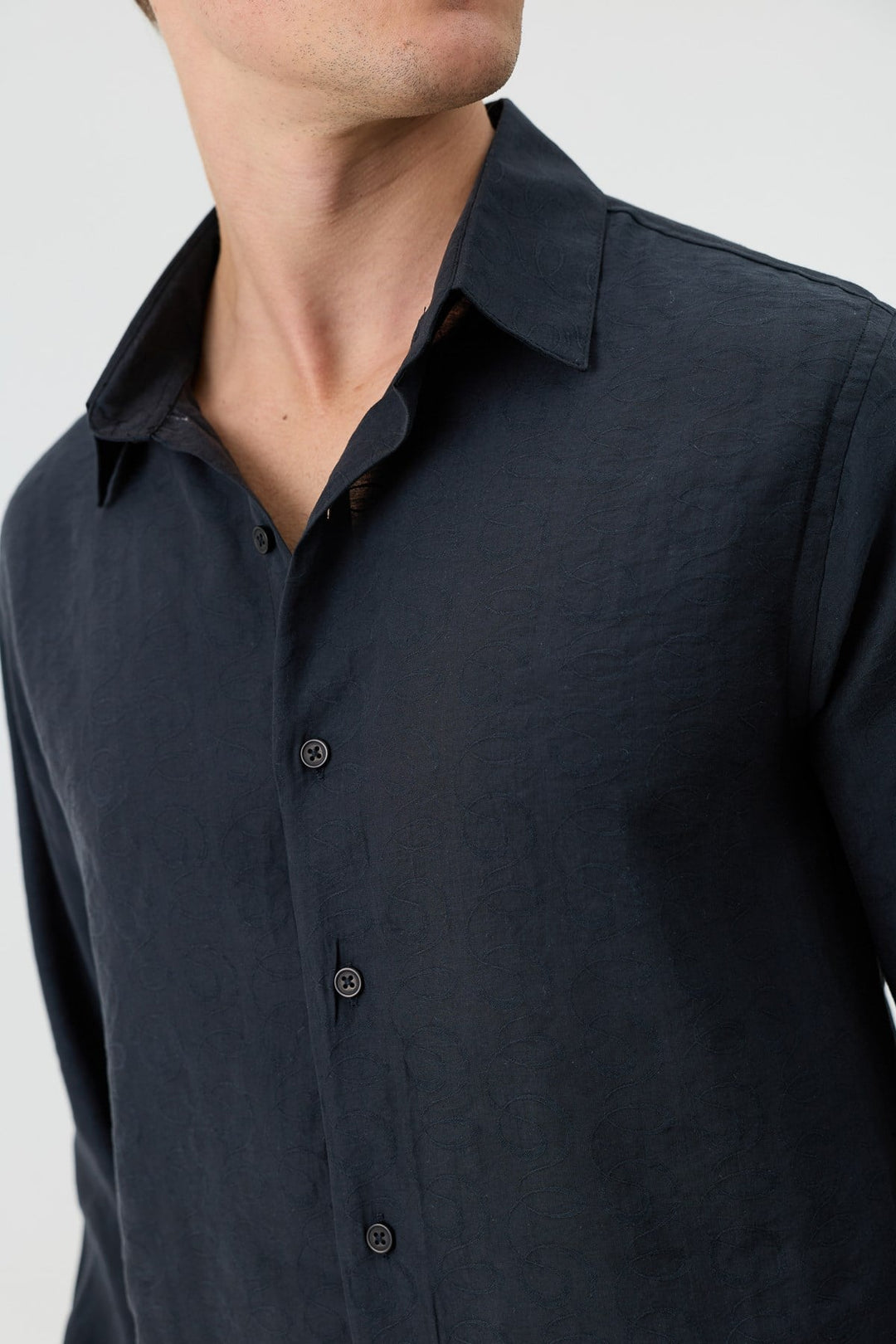 ANT Men's Patterned Shirt with Modal Blend - Buckeye