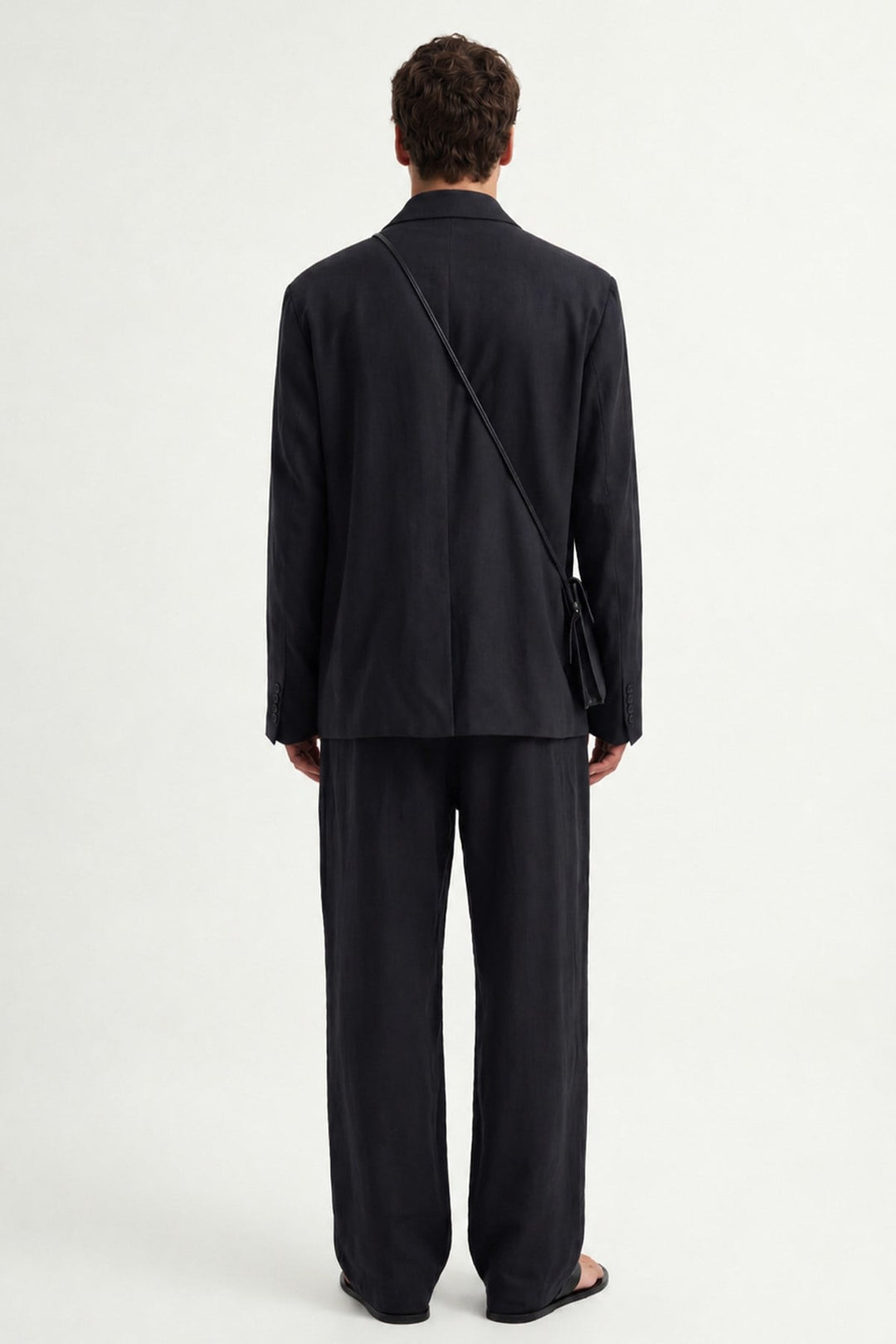 ANT Antioch Siyah Modal Karışımlı Relaxed Blazer Ceket - O Fallon