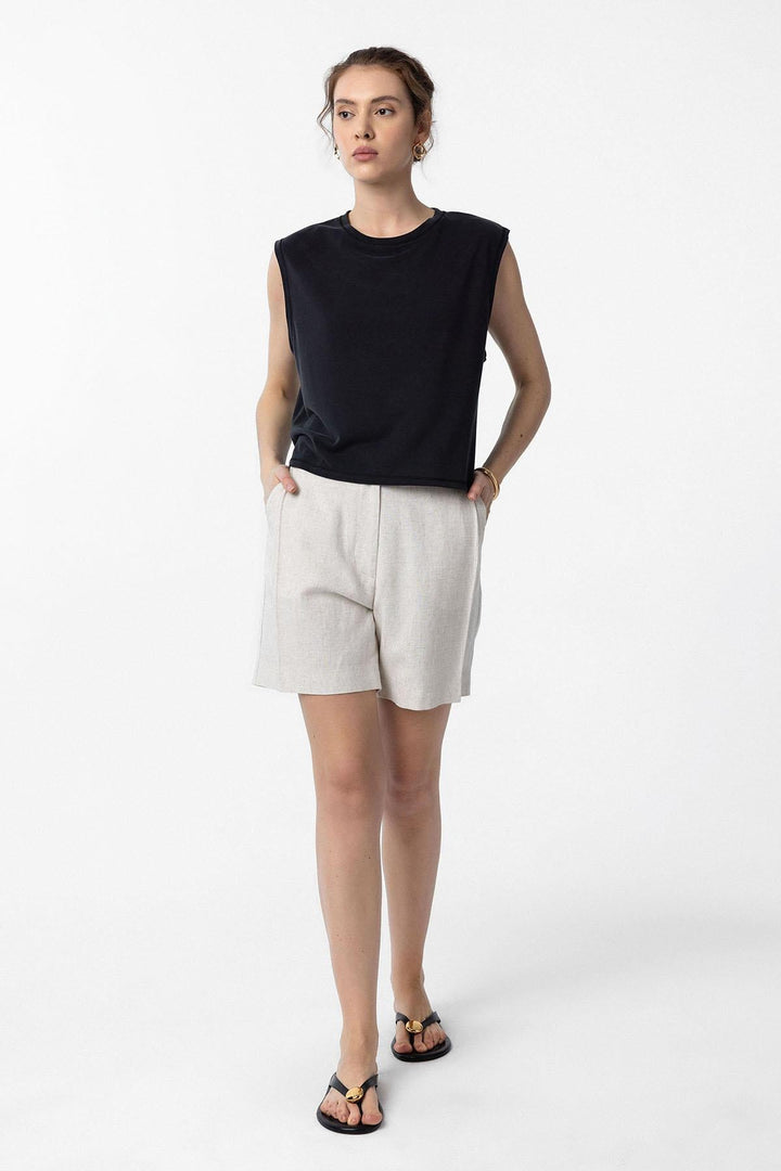 ANT Antioch Black Modal Fabric Women's T-Shirt - Pleasanton