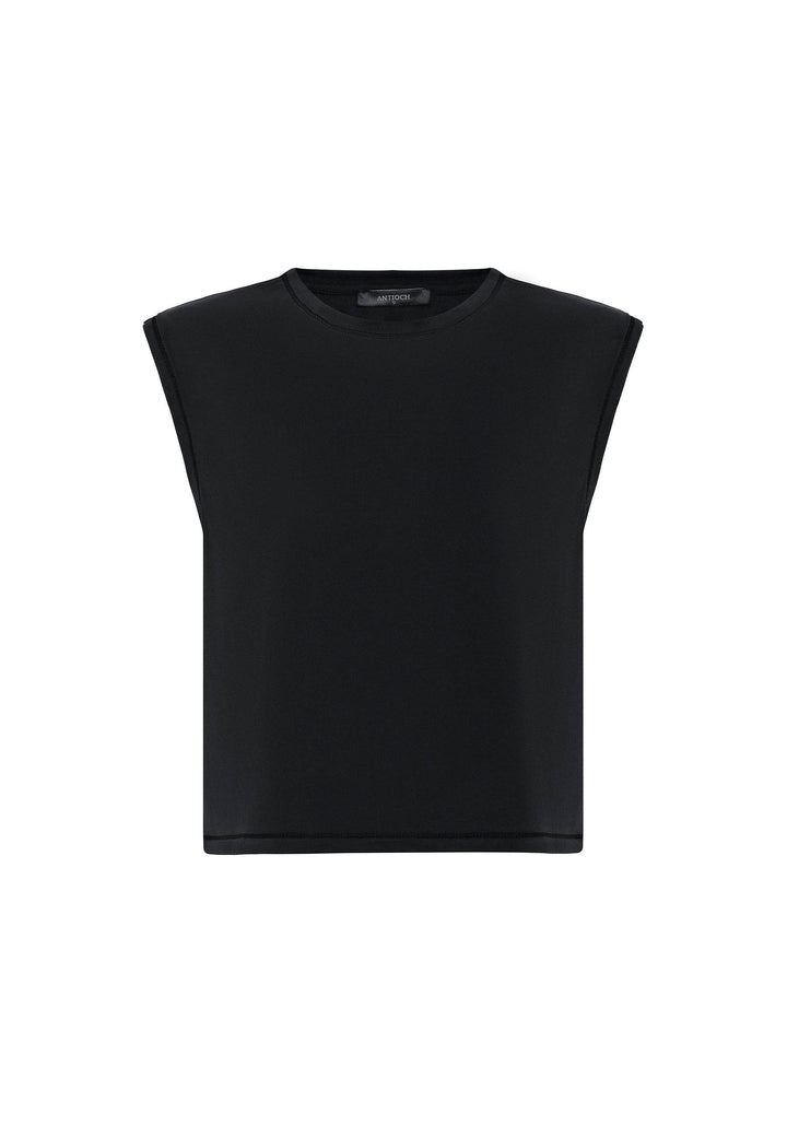 ANT Antioch Black Modal Fabric Women's T-Shirt - Braşov
