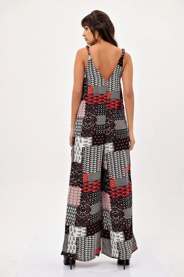 Black Modern Style Jumpsuit BCBSK-25700-H5012 - Oaxaca