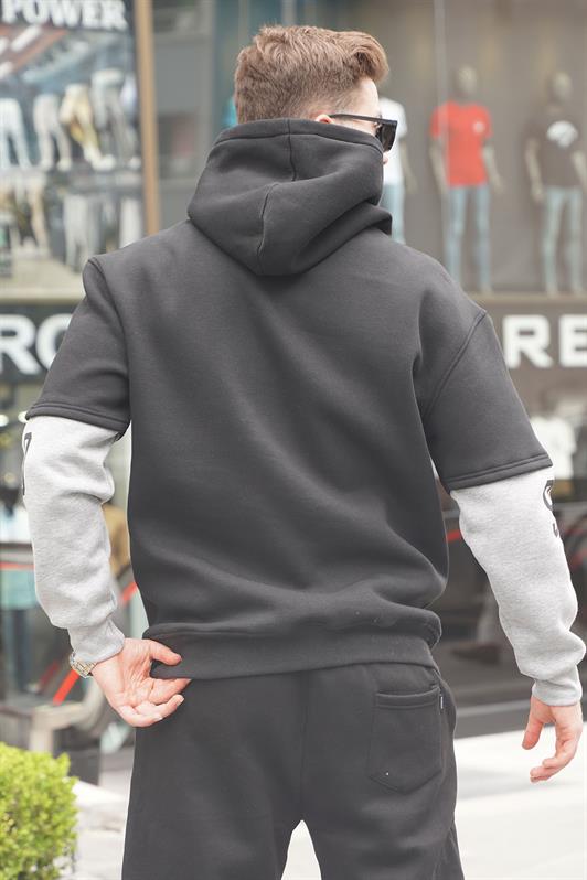 MDX Black Hoodie with Embroidery 6141 - Upland