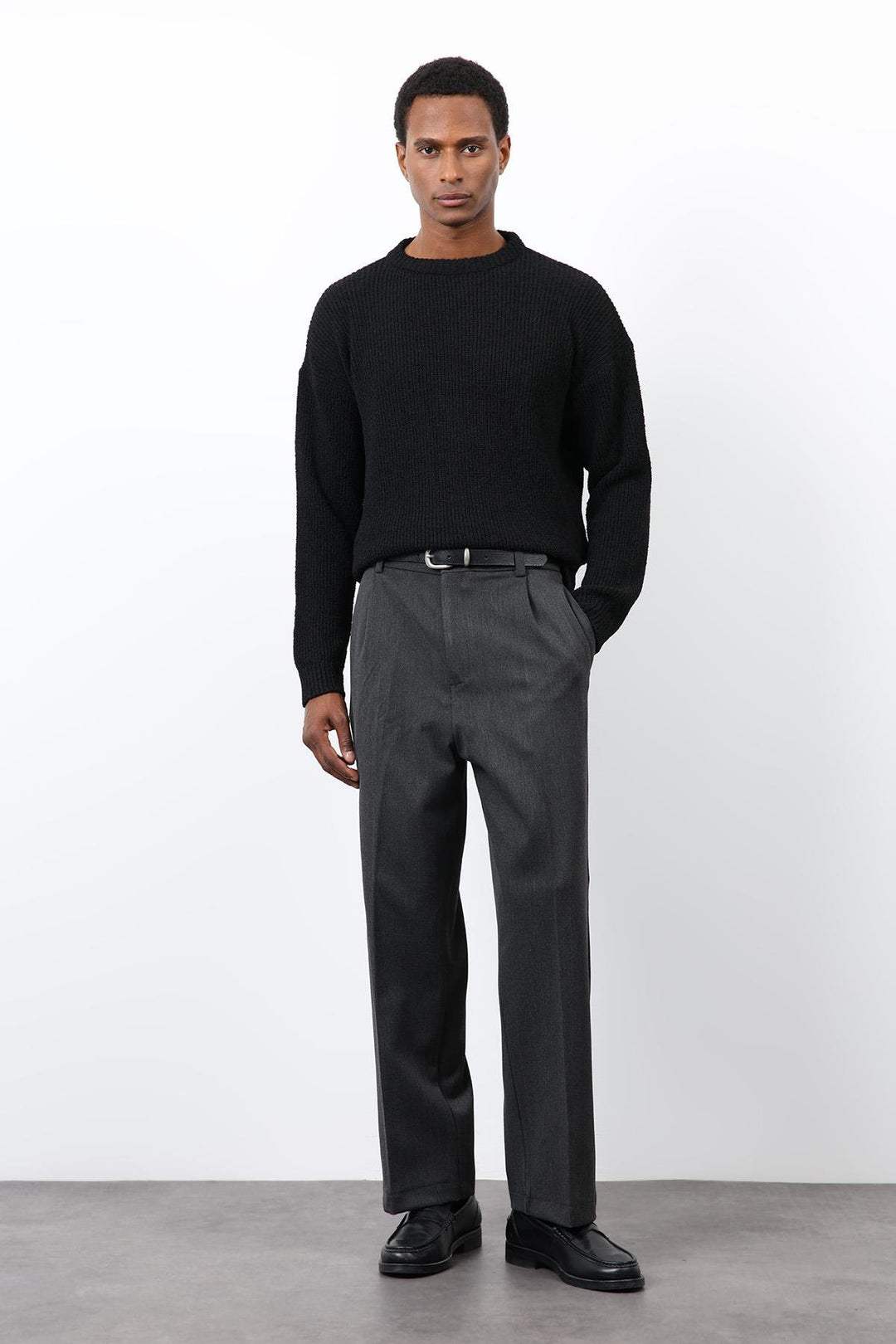 ANT Antioch Siyah Örme Triko Erkek Kazak - Lippstadt