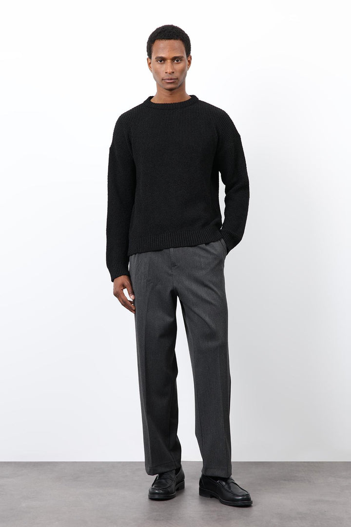 ANT Antioch Siyah Örme Triko Erkek Kazak - Lippstadt