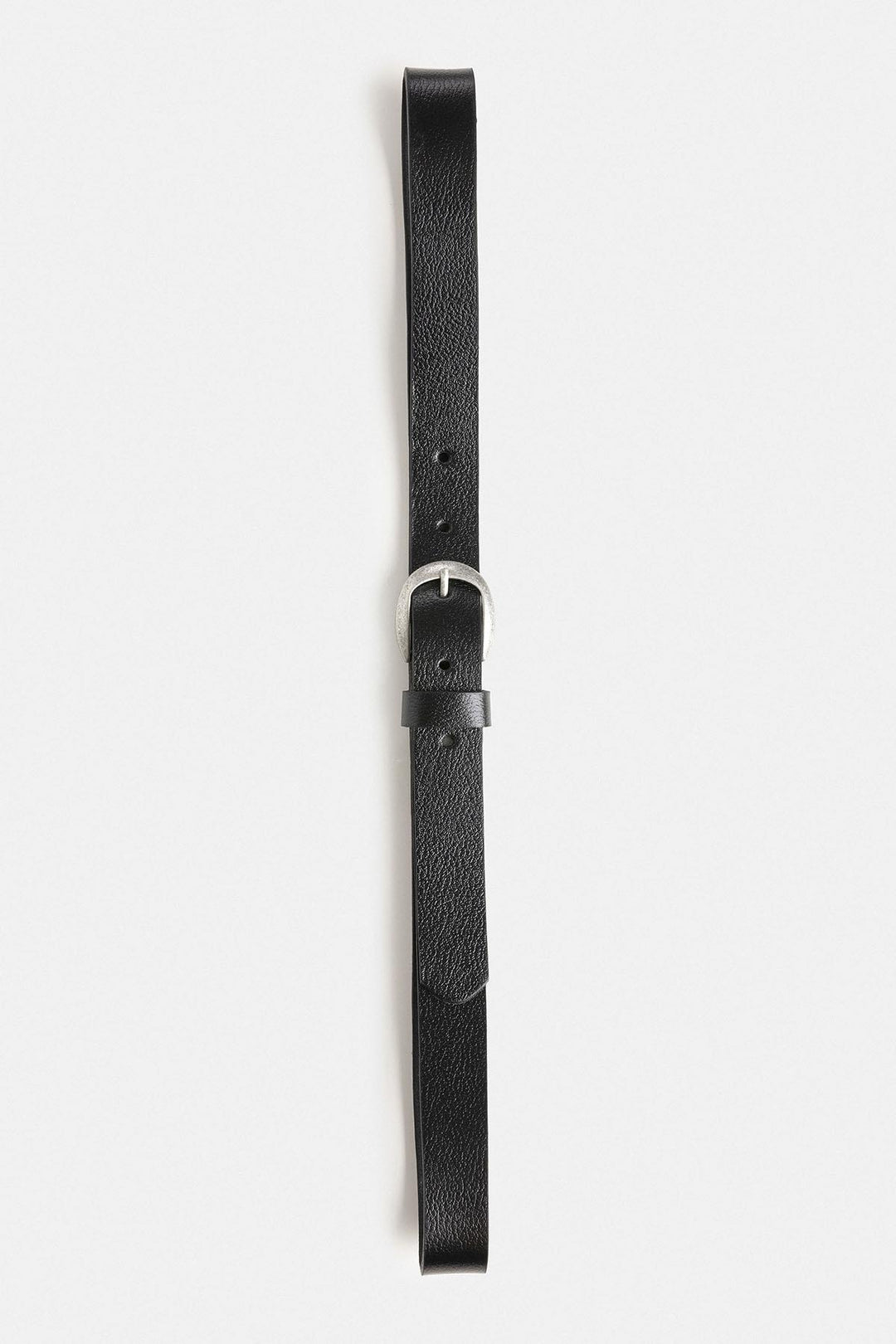 ANT Antioch Black Oval Buckle Men's Leather Belt - Bergkamen