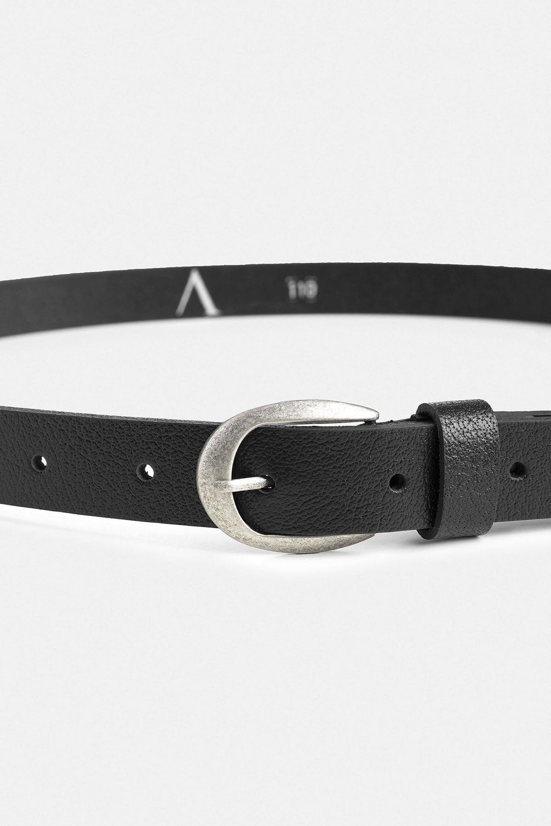 ANT Antioch Black Oval Buckle Men's Leather Belt - Bergkamen