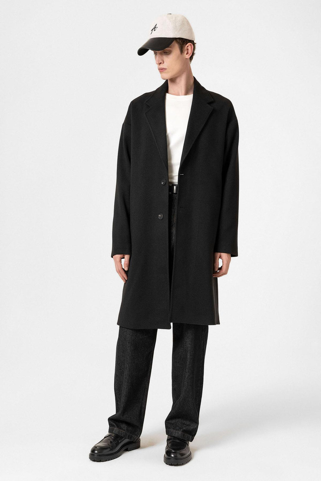 ANT Antioch Black Oversized Men's Coat - Dragash