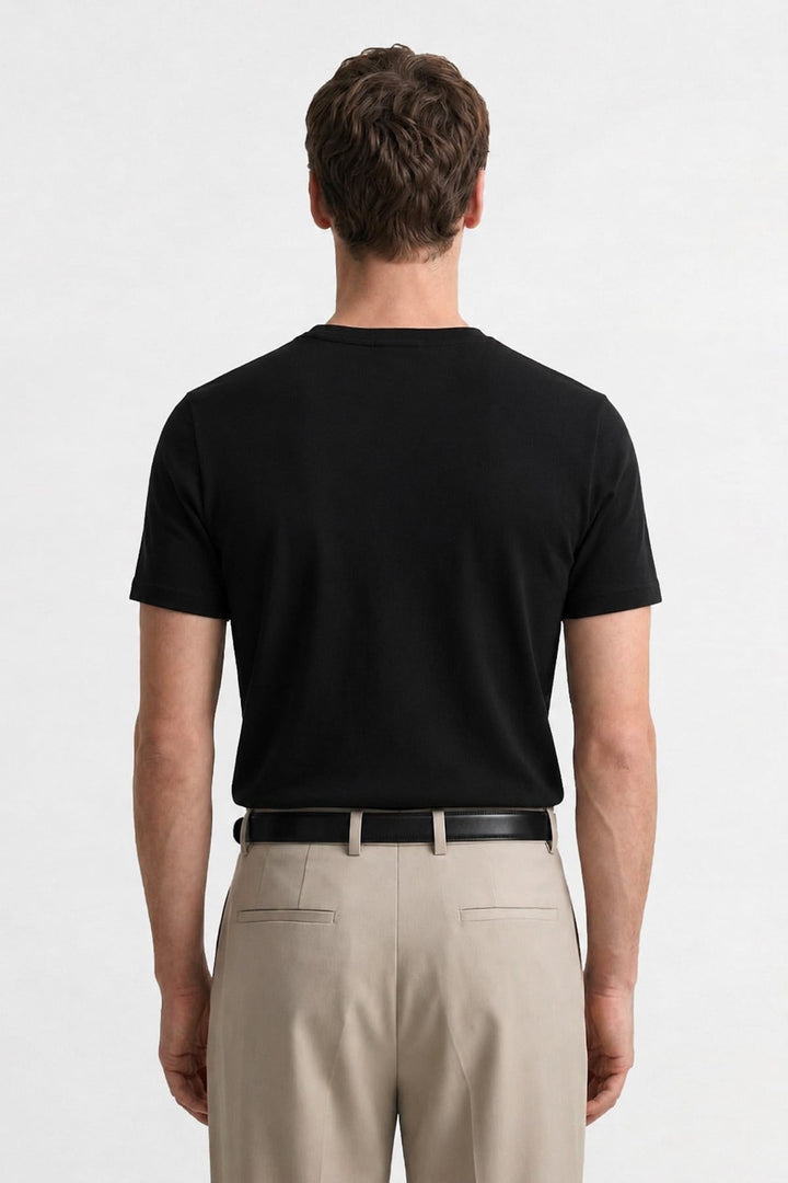 ANT Antioch Siyah Pamuklu Erkek T-Shirt - Bethlehem