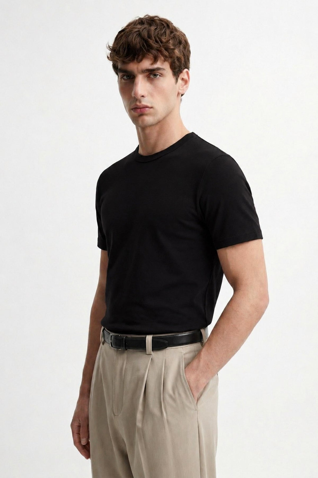 ANT Antioch Siyah Pamuklu Erkek T-Shirt - Bethlehem