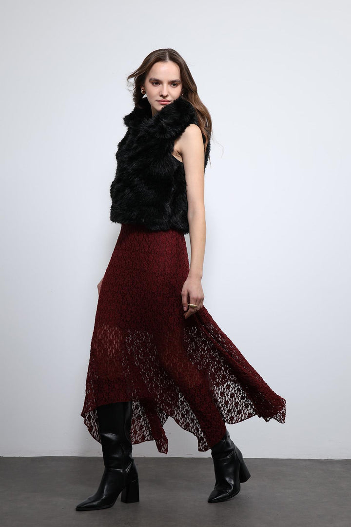 ANT Antioch Black Plush-Look Vest - Hamilton