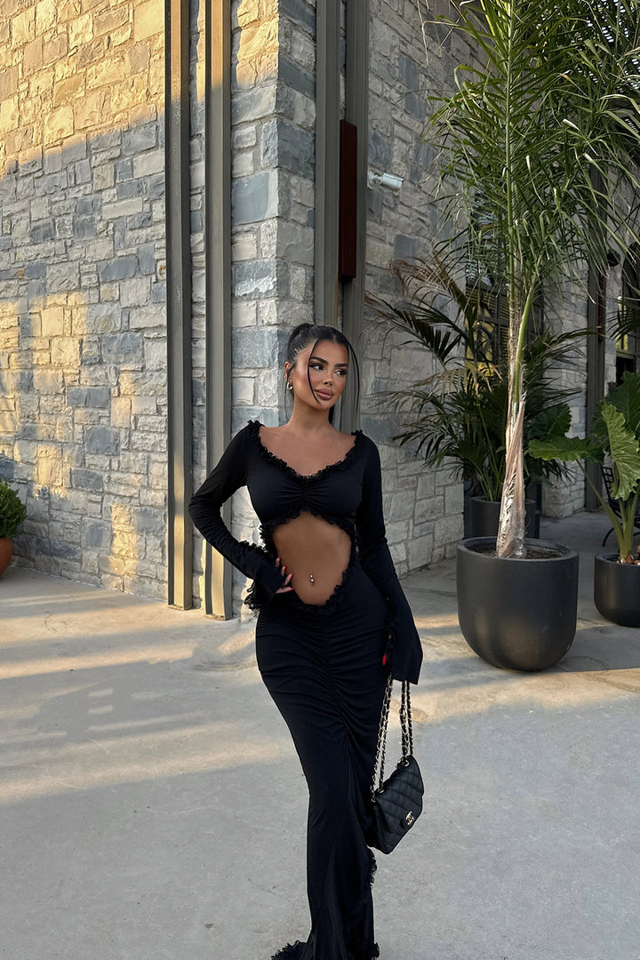 فستان نسائي أسود من EYY - أهلين