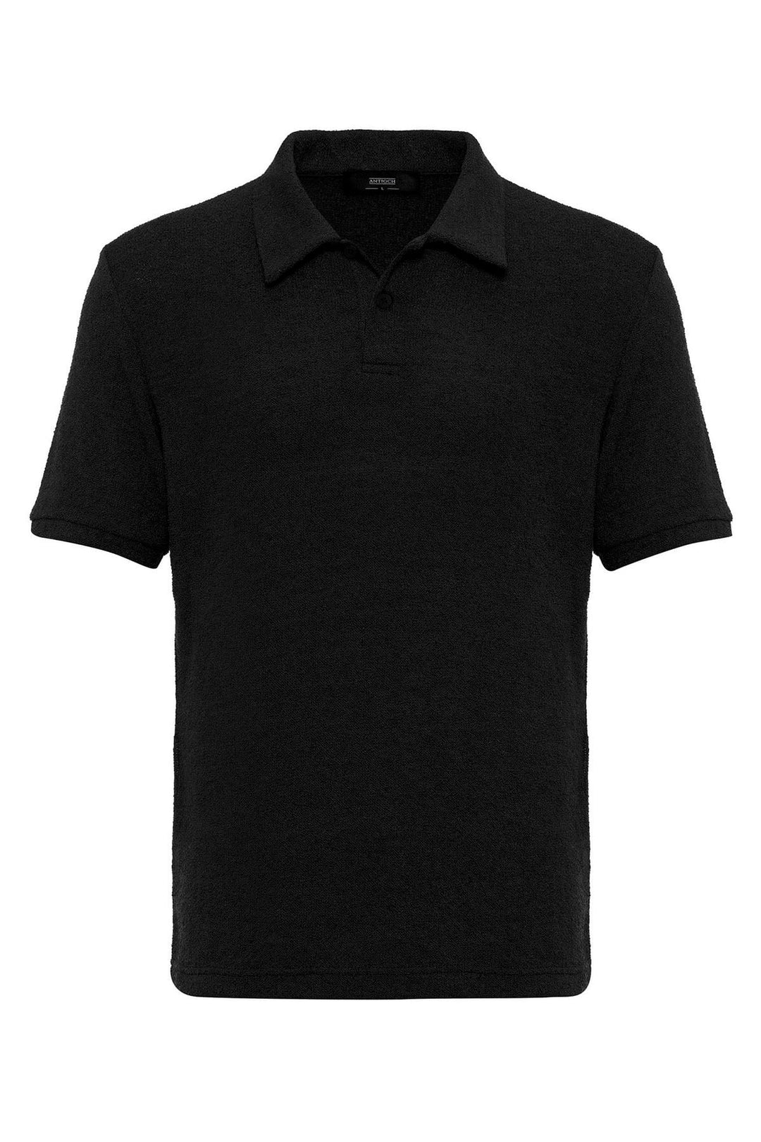 ANT Antioch Siyah Polo Yaka Örme Erkek T-Shirt - Kirkcaldy