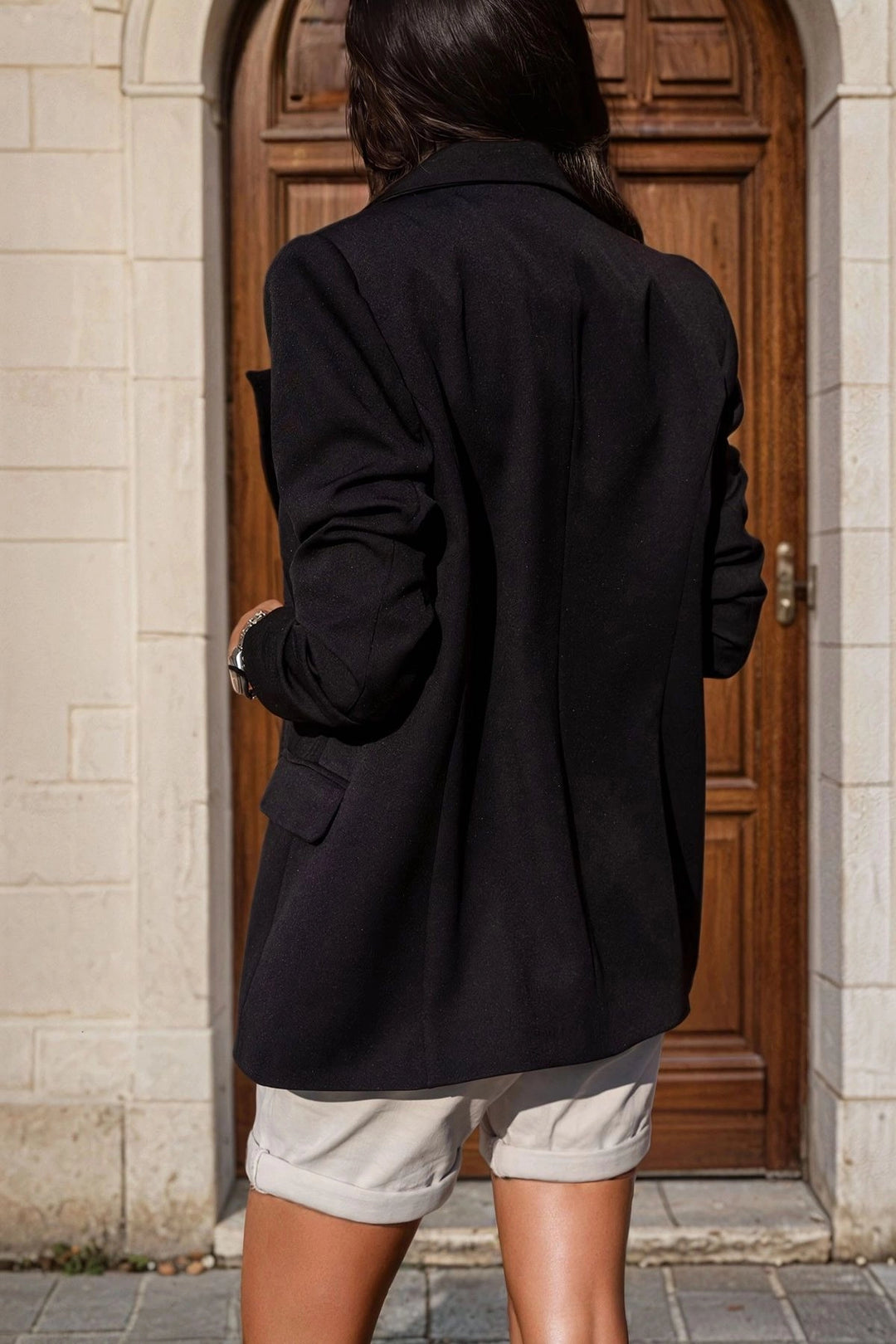Black Comfort Fit Seasonal Daily Jacket BCBSK-25700-SS-3701 - Kirkby