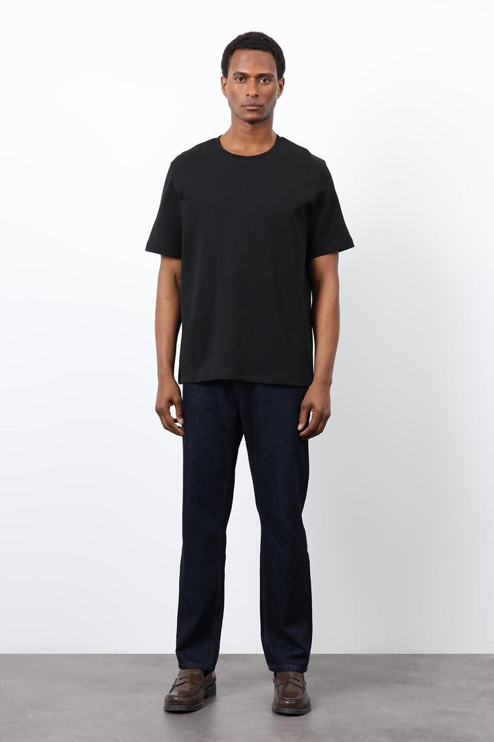 ANT Antioch Siyah Regular Fit Basic Erkek T-Shirt - Hallandale Beach