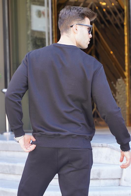 MDX Black Regular Fit Basic Sweatshirt 6136 - Sahuarita
