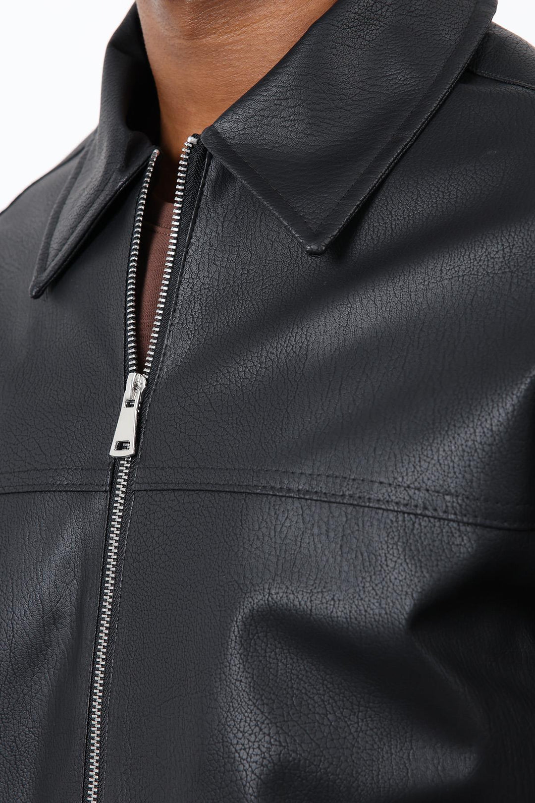 ANT Antioch Black Relax Fit Men's Leather Jacket - Plant City