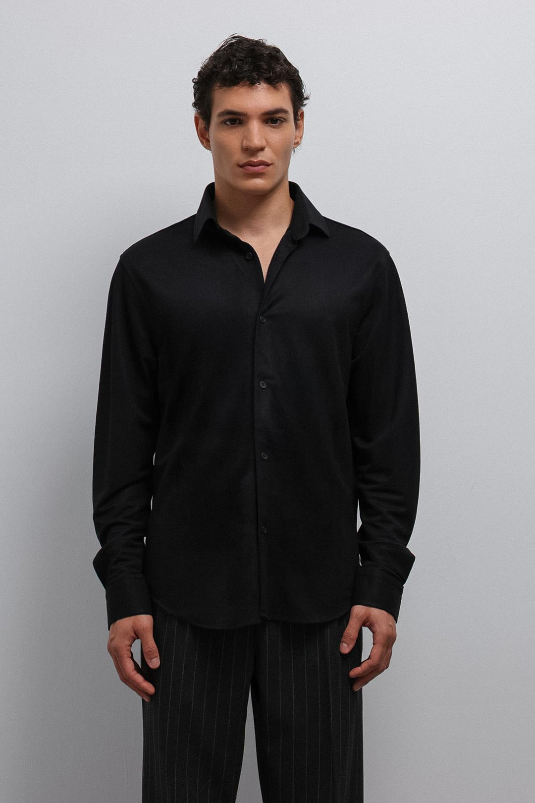 ANT Antioch Black Relax Fit Men's Shirt - Daly City