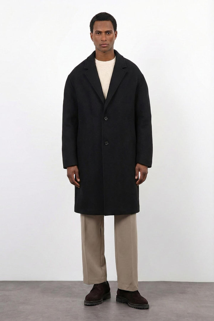 ANT Antioch Black Relax Fit Men's Coat - Sherbrooke
