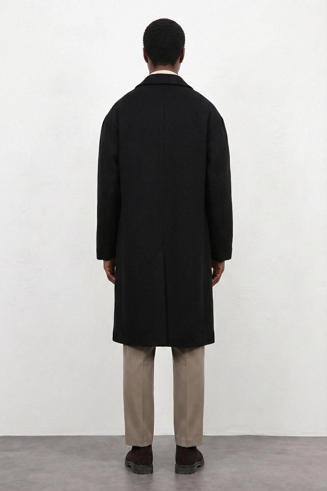 ANT Antioch Black Relax Fit Men's Coat - Sherbrooke