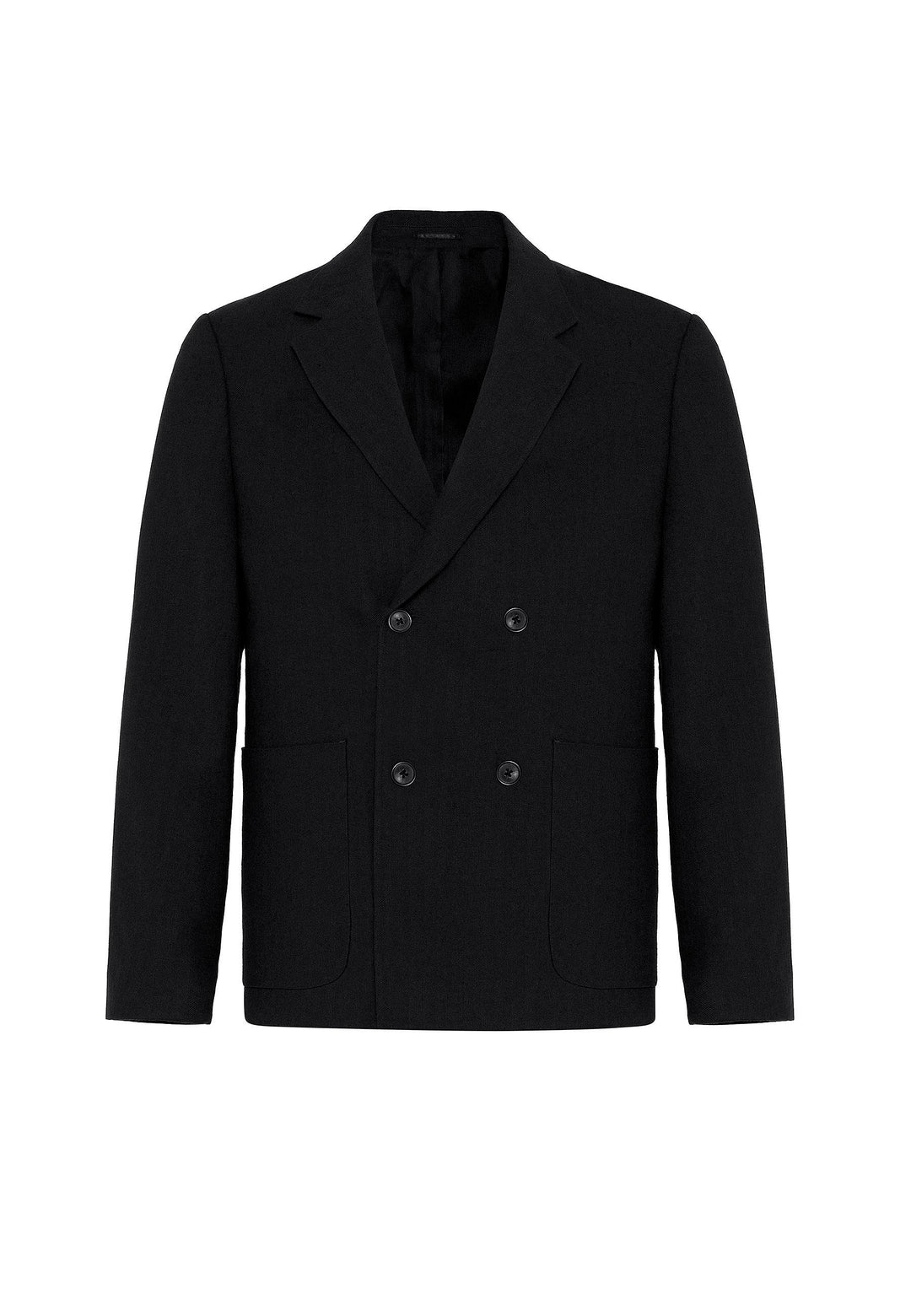 ANT Antioch Black Relax Fit Linen Blend Men's Blazer Jacket - Fountainebleau