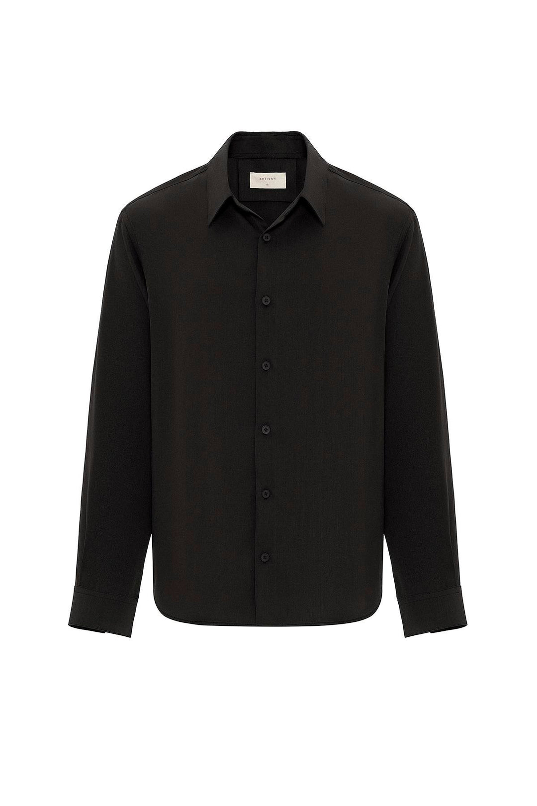 ANT Antioch Black Relax Fit Lyocell Fabric Men's Shirt - Sugar Land