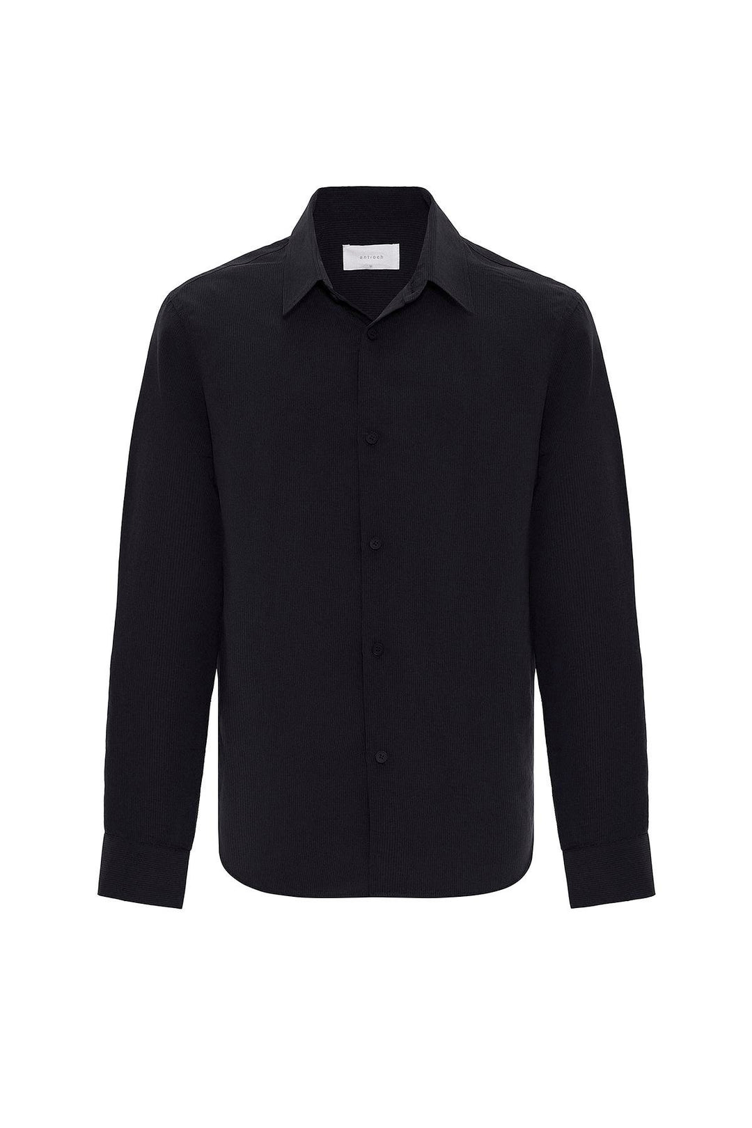 ANT Antioch Black Relax Fit Modal Fabric Men's Shirt - Old Bridge