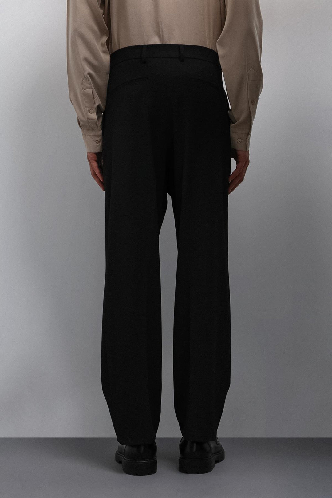 ANT Antioch Black Relax Fit Pleated Men's Pants - Jocotepec