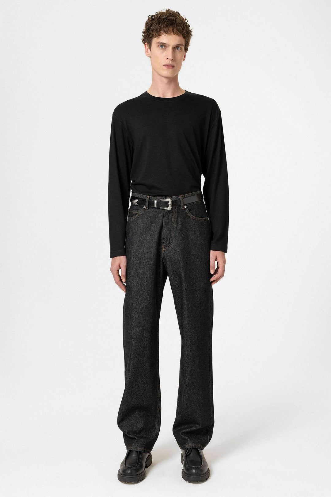 ANT Antioch Black Relaxed Fit Basic Men's T-Shirt - Carlsbad