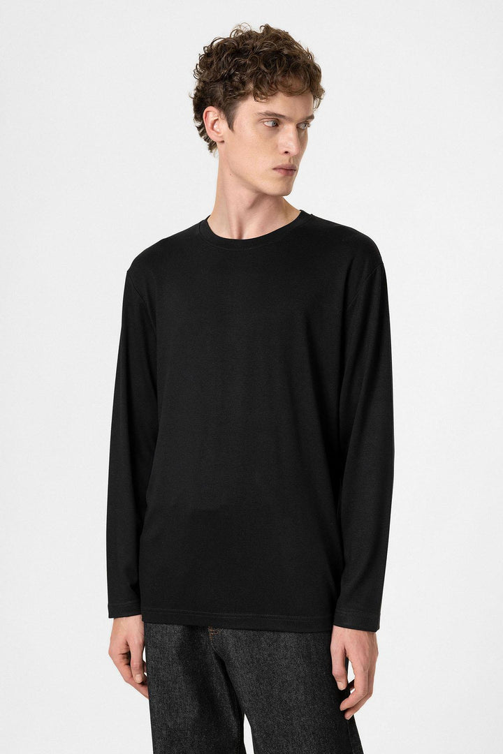 ANT Antioch Black Relaxed Fit Basic Men's T-Shirt - Carlsbad