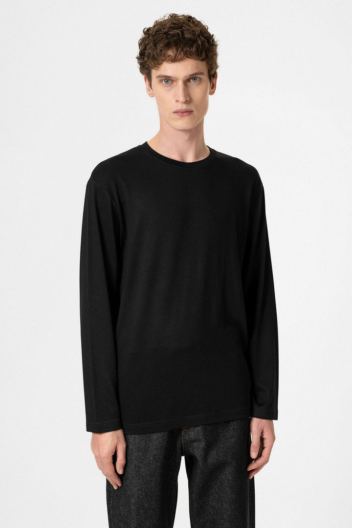 ANT Antioch Black Relaxed Fit Basic Men's T-Shirt - Carlsbad