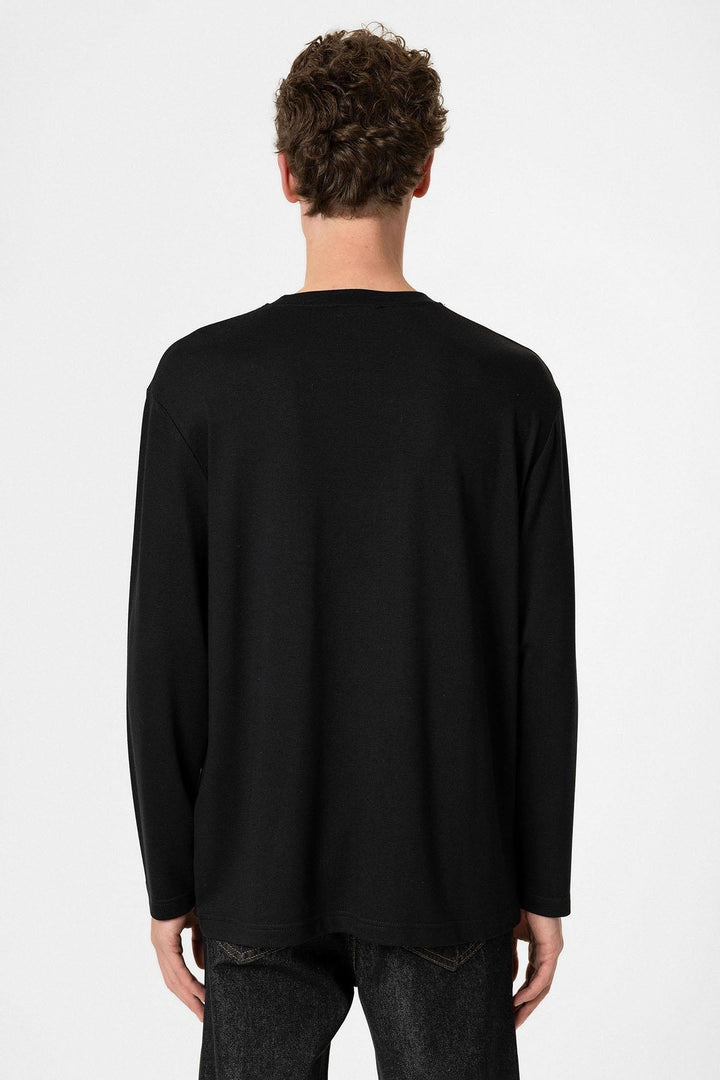 ANT Antioch Black Relaxed Fit Basic Men's T-Shirt - Carlsbad