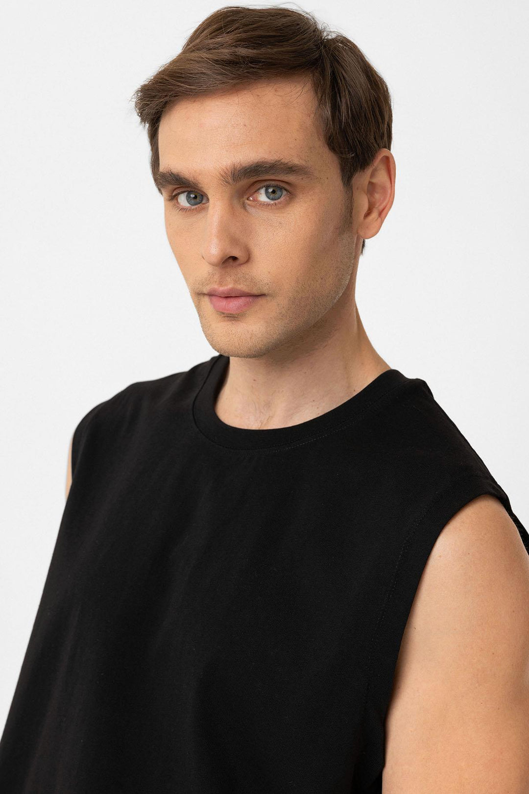 ANT Antioch Black Relaxed Fit Men's Sleeveless T-Shirt - Richmond