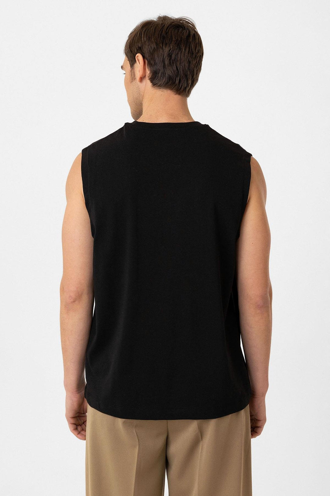 ANT Antioch Black Relaxed Fit Men's Sleeveless T-Shirt - Richmond