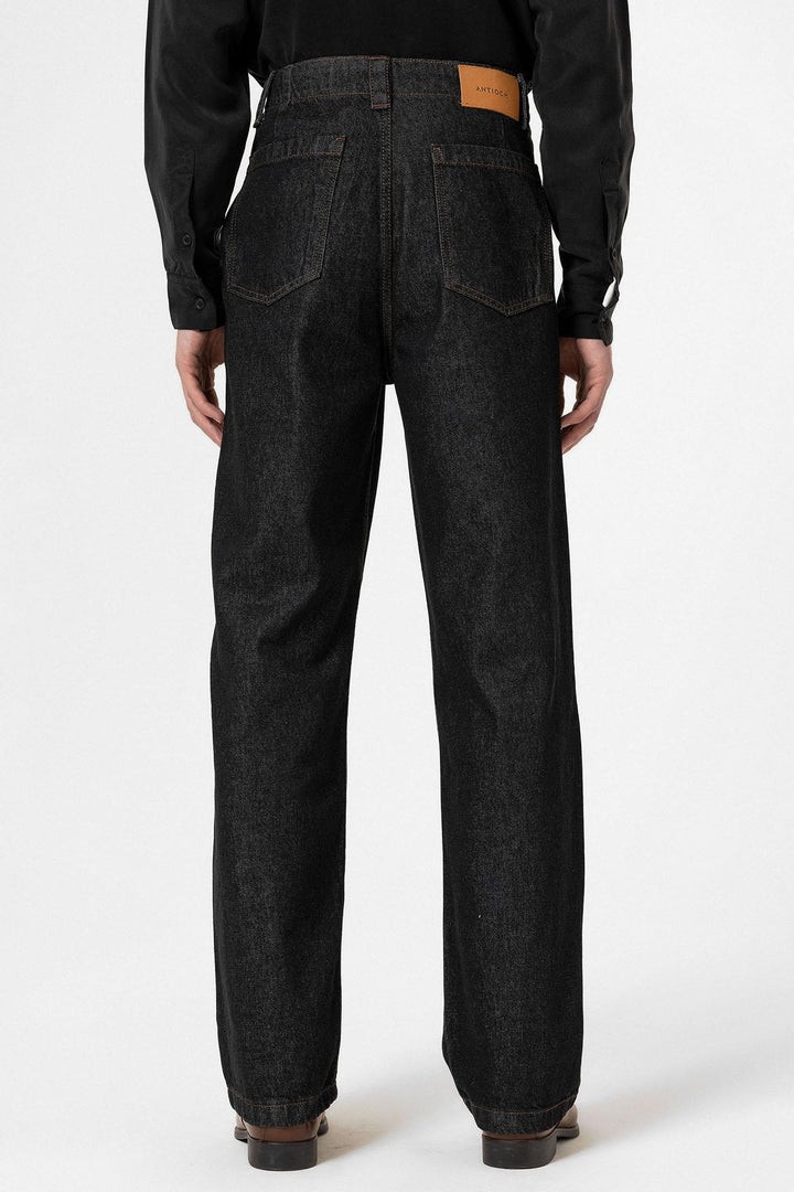 ANT Antioch Siyah Relaxed Fit Erkek Kot Pantolon - Huixquilucan