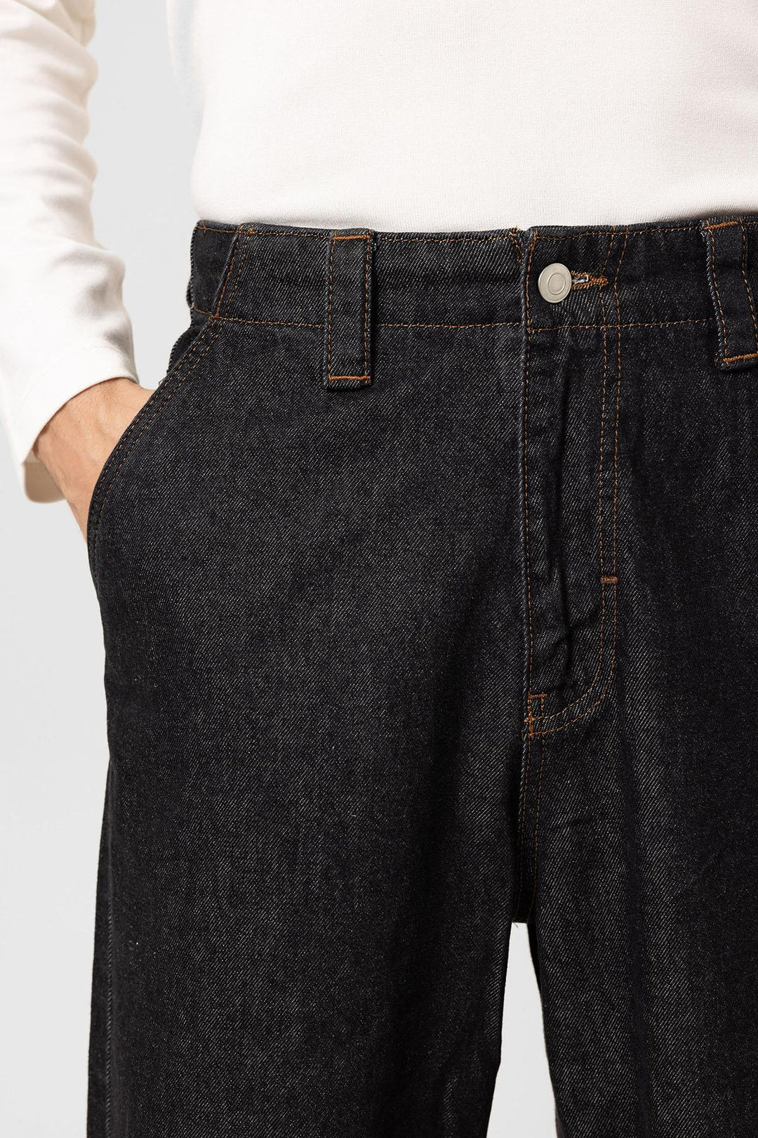 ANT Antioch Siyah Relaxed Fit Erkek Kot Pantolon - Huixquilucan