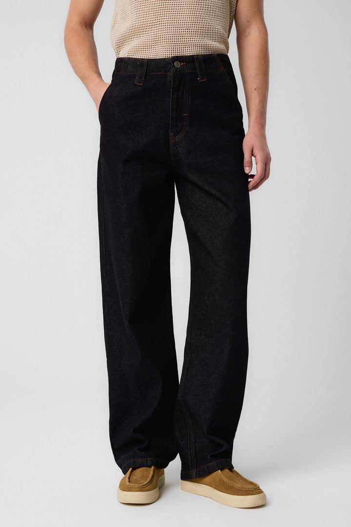 ANT Antioch Black Relaxed Fit Men's Jeans - Kyiv