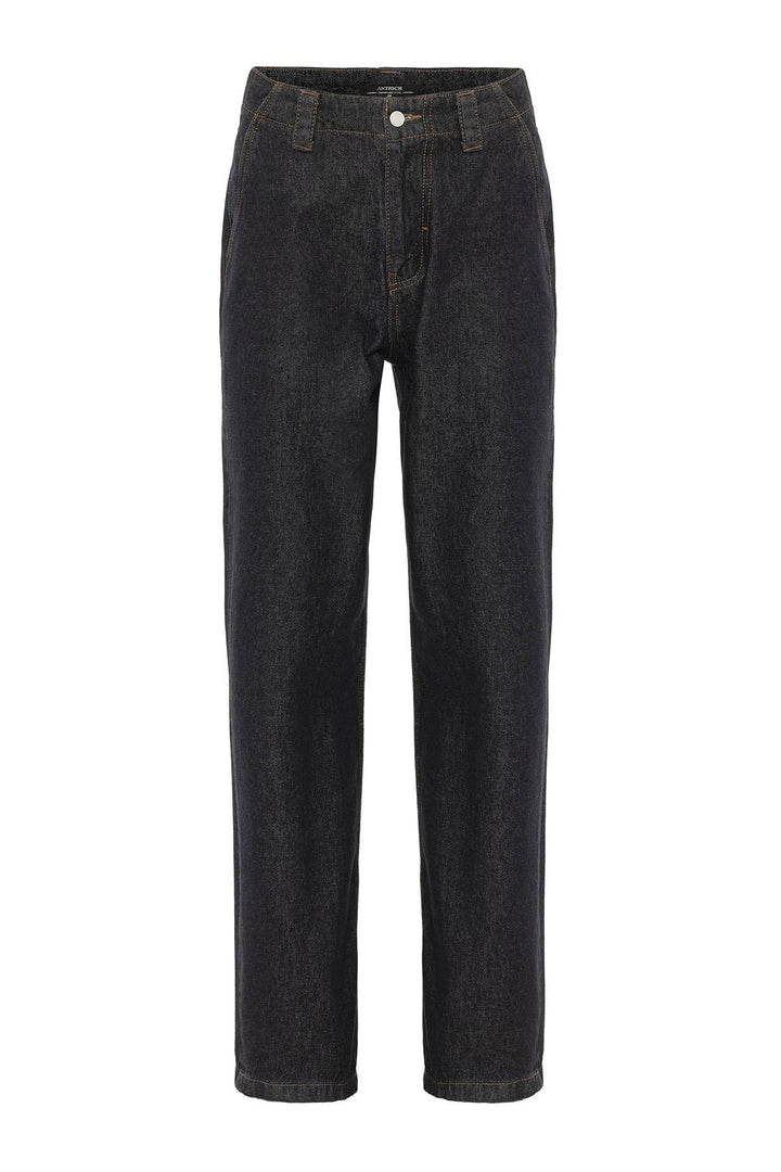 ANT Antioch Siyah Relaxed Fit Erkek Kot Pantolon - Huixquilucan