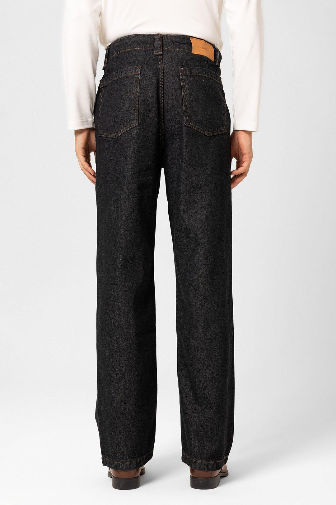 ANT Antioch Siyah Relaxed Fit Erkek Kot Pantolon - Huixquilucan