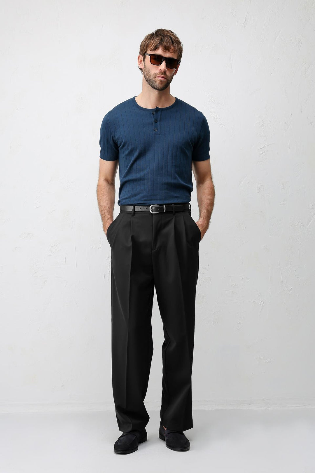 ANT Antioch Siyah Relaxed Fit Erkek Pantolon - San Marcos