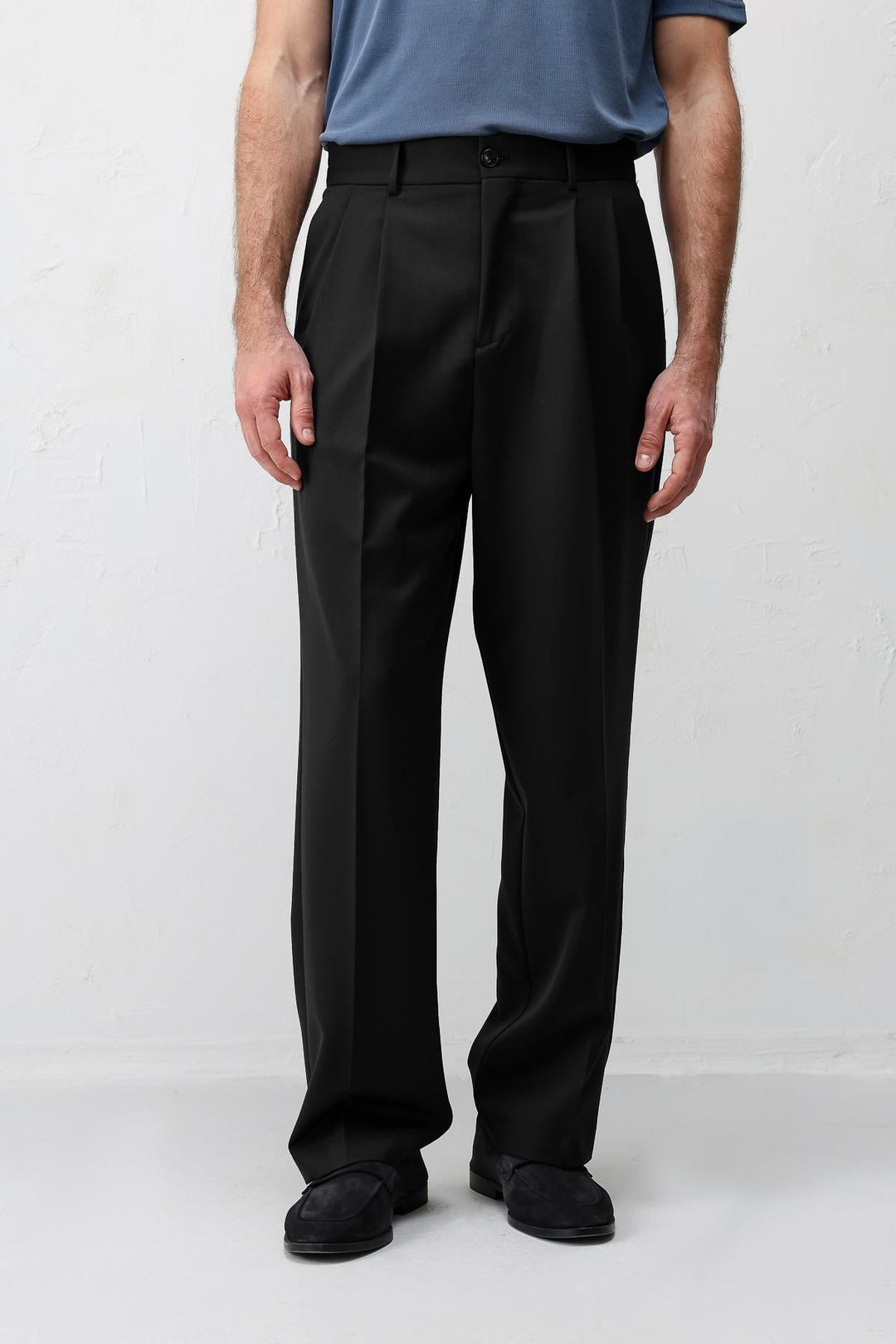 ANT Antioch Siyah Relaxed Fit Erkek Pantolon - San Marcos