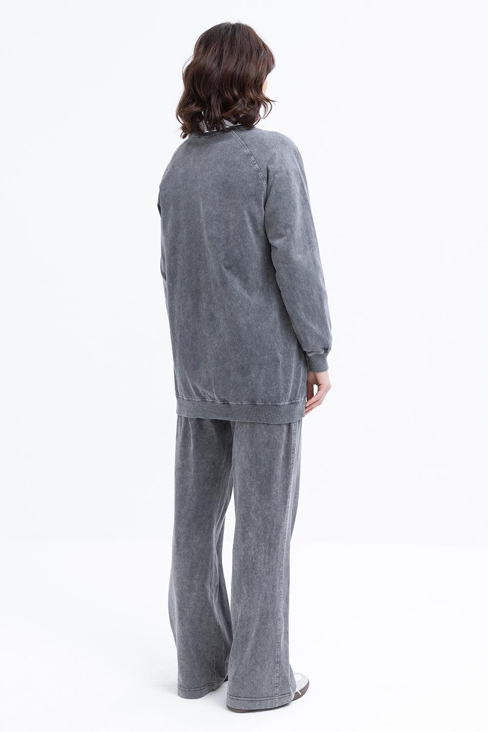TLD Women Allday Black Suit with Ribbed Pants - Aurich