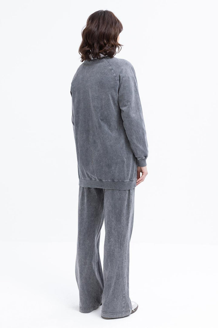 TLD Women Allday Black Suit with Ribbed Pants - Aurich
