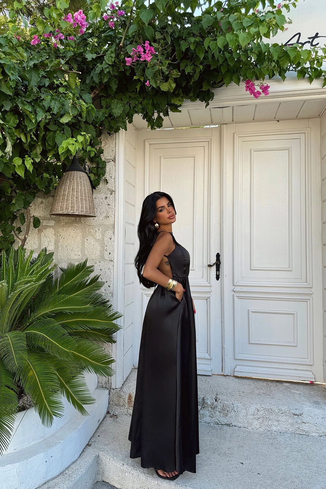 EYY Women BLACK ANAIS BACKLESS DRESS - Annecy