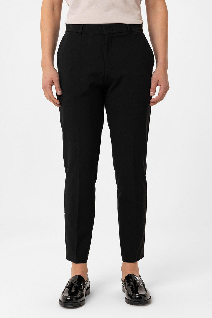 ANT Antioch Siyah Slim Fit Comfort Erkek Pantolon - Medgidia