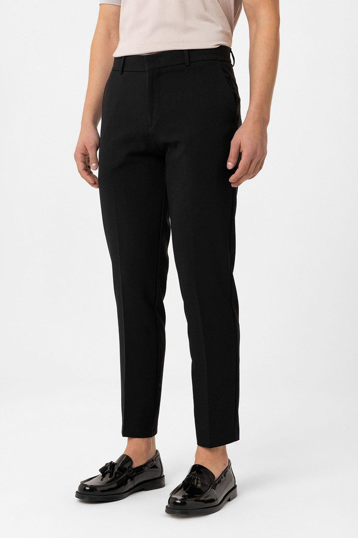 ANT Antioch Siyah Slim Fit Comfort Erkek Pantolon - Medgidia