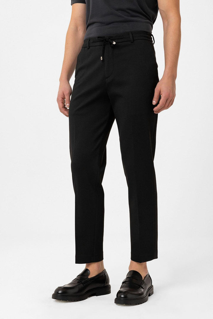 ANT Antioch Black Slim Fit Comfort Men's Suit - Madison