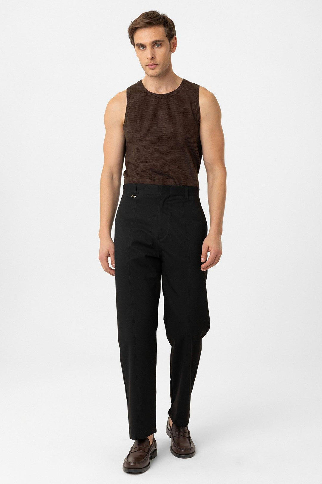 ANT Antioch Siyah Straight Fit Erkek Pantolon - Millcreek